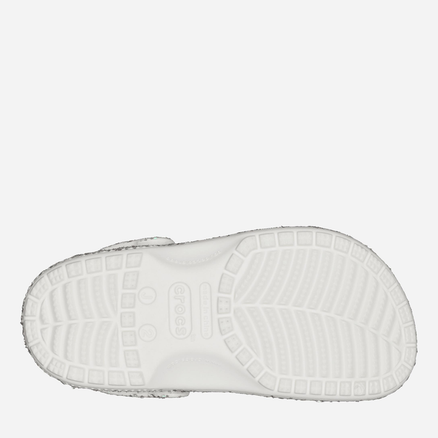 Дитячі крокси-сабо для дівчинки Crocs Classic Starry Glitter Clog KCR208619 29-30 Білі (196265332939) - зображення 5