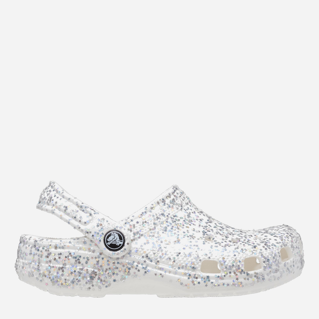 Chodaki dziecięce dla dziewczynki Crocs Classic Starry Glitter Clog TCR208620 22-23 Białe (196265333042) - obraz 1