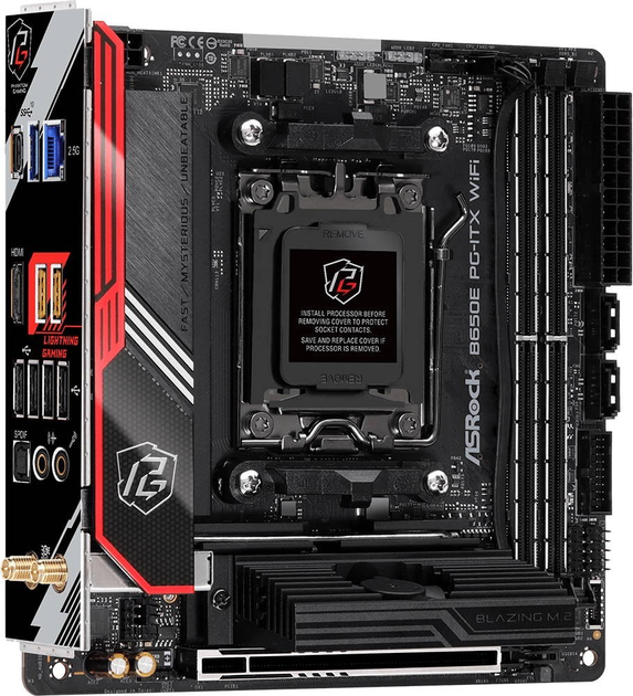 Материнская плата ASRock B650E PG-ITX WiFi (AM5, AMD B650, PCI-Ex16) - изображение 3