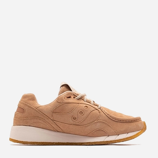 Buty sportowe męskie do kostki zamszowe na platformie Saucony Shadow 6000 S70706-01 46.5 (12US) 30 cm Jasnobrązowe (195018440983) - obraz 1