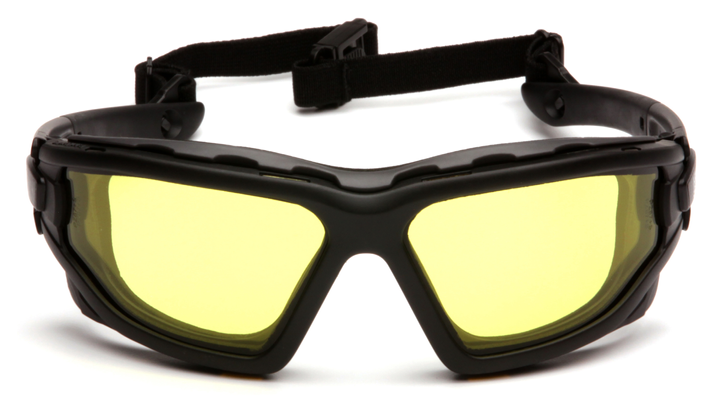 Окуляри захисні з ущільнювачем Pyramex i-Force Slim (amber) Anti-Fog, жовті - изображение 2