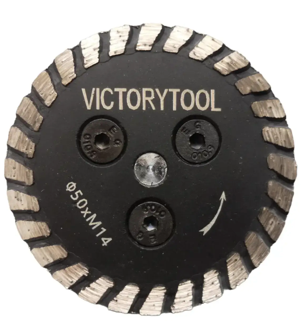Диск алмазный Victorytool 50 ММ, М14 для чистки клея под СВП - изображение 3