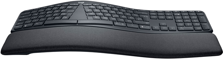 Клавіатура бездротова Logitech Ergo K860 RF Wireless + Bluetooth Graphite (920-009167) - зображення 3