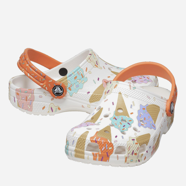 Детские кроксы для девочки Crocs Classic Ice Cream Graphic Clgk ...