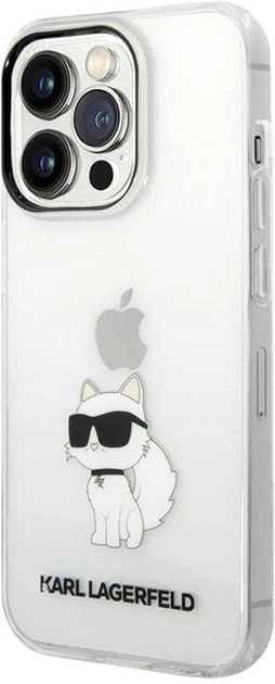 Панель Karl Lagerfeld Ikonik Choupette для Apple iPhone 14 Pro Max Transparent (3666339087159) - зображення 1