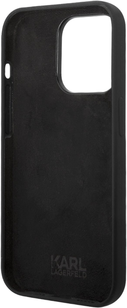 Панель Karl Lagerfeld Silicone RSG для Apple iPhone 14 Pro Max Black (3666339085834) - зображення 3
