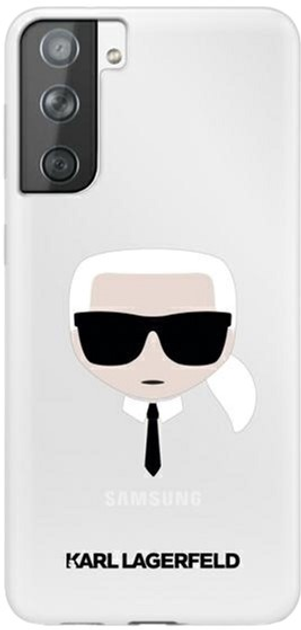 Etui Karl Lagerfeld Karl Head do Samsung Glalaxy S21 Plus Transparent (3700740496916) - obraz 1