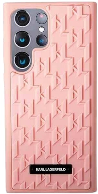 Панель Karl Lagerfeld 3D Monogram для Samsung Galaxy S23 Ultra Pink (3666339117993) - зображення 2