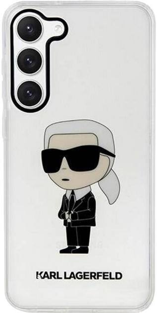 Etui Karl Lagerfeld Ikonik Karl Lagerfeld do Samsung Galaxy S23 Plus Transparent (3666339117801) - obraz 2