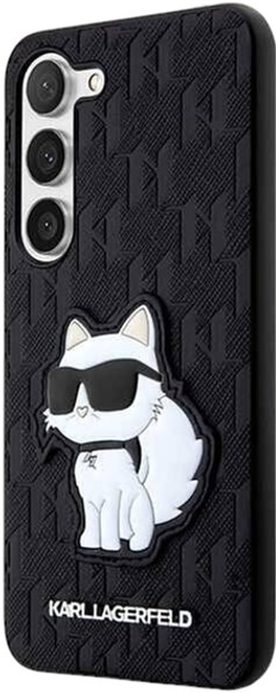 Панель Karl Lagerfeld Saffiano Monogram Choupette для Samsung Galaxy S23 Plus Black (3666339117863) - зображення 2