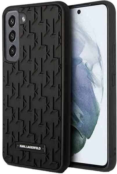 Etui Karl Lagerfeld 3D Monogram do Samsung Galaxy S23 Black (3666339117948) - obraz 1