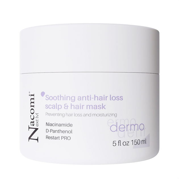Maska do włosów Nacomi Next Level Dermo kojąca do skóry głowy i zapobiegająca wypadaniu 150 ml (5901878684727) - obraz 1