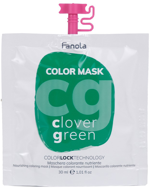 Maska do włosów Fanola Color Mask koloryzująca Clover Green 30 ml (8008277761145) - obraz 1