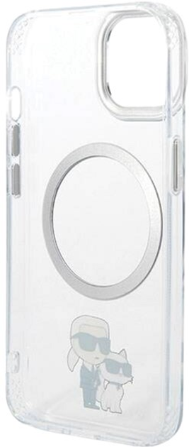 Панель Karl Lagerfeld Iconic Karl&Choupette Magsafe для Apple iPhone 13 Transparent (3666339126339) - зображення 3