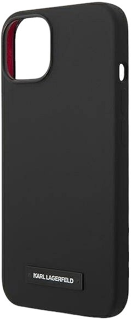 Панель Karl Lagerfeld Silicone Plaque Magsafe для Apple iPhone 14 Plus Black (3666339078164) - зображення 3