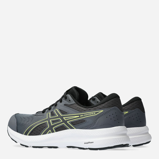 Buty do biegania męskie ASICS Gel-Contend 8 1011B492-026 44.5 (10.5US) 28.2 cm Szary/Czarny (4550456753327) - obraz 4