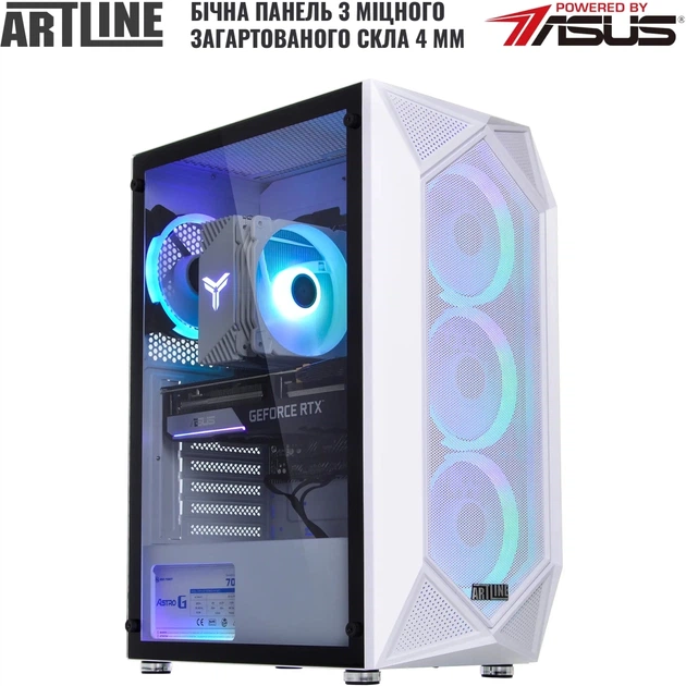 Компьютер ARTLINE Gaming X81 White Windows 11 Home (X81Whitev31Win) - Фото 3 Компьютер ARTLINE Gaming X81 White Windows 11 Home (X81Whitev31Win) - изображение 3