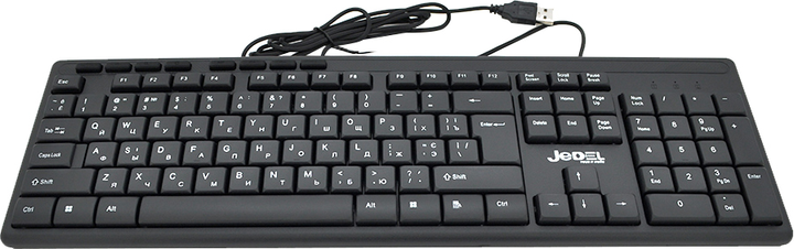 Клавиатура проводная Jedel K52 USB Black (YT01923) - изображение 1
