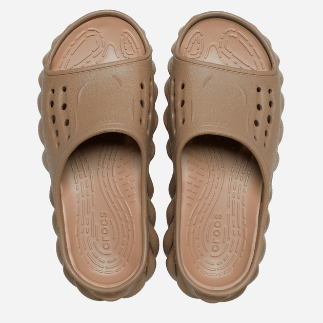 Підліткові шльопанці для хлопчика Crocs Echo Slide KCR208185 37-38 Коричневі (196265265022) - зображення 3