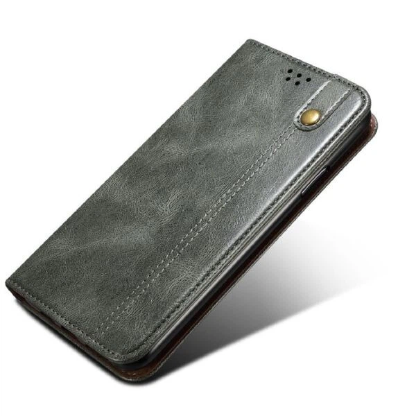 Чехол-книжка с кармашками UniCase Leather Wallet для Samsung Galaxy S21 (G991) - Green - изображение 5