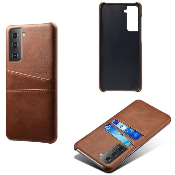 Защитный чехол Deexe Pocket Case для Samsung Galaxy S21 (G991) - Brown - изображение 2