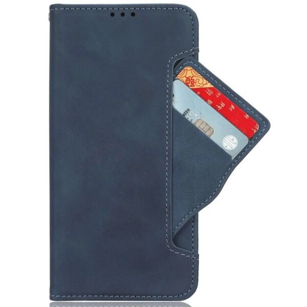 Чехол-книжка с кармашками Deexe Wallet Stand для Motorola Moto G24 Power / G04 / G04s / E14 - Blue - Фото 2 Чехол-книжка с кармашками Deexe Wallet Stand для Motorola Moto G24 Power / G04 / G04s / E14 - Blue - изображение 2