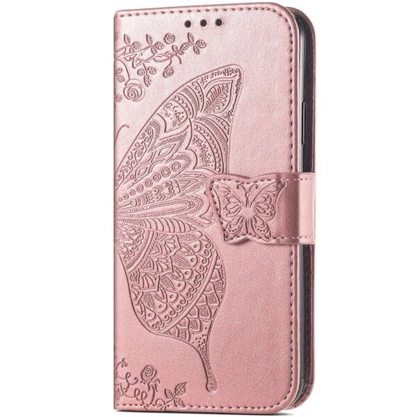 Чехол UniCase Butterfly Pattern для Motorola Moto G54 / G54 Power - Rose Gold - Фото 6 Чехол UniCase Butterfly Pattern для Motorola Moto G54 / G54 Power - Rose Gold - изображение 6