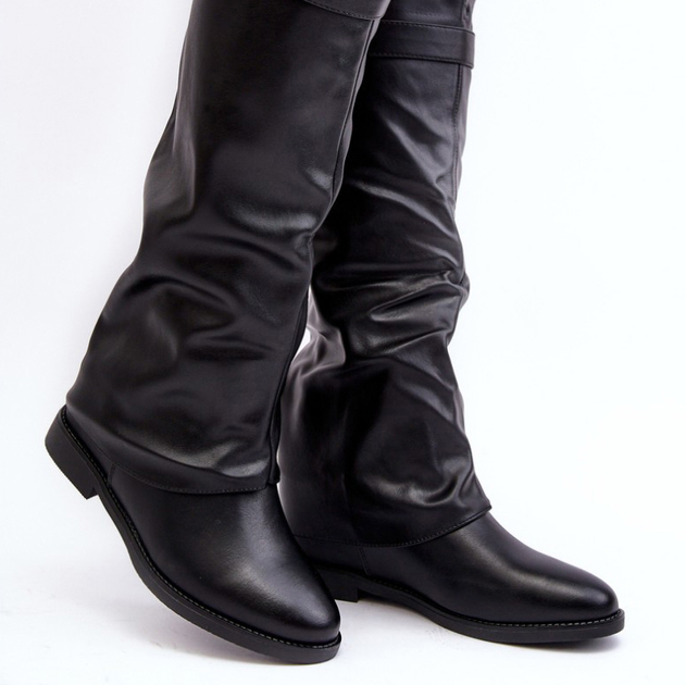Жіночі чоботи Tercella 39 Чорні (5905677021509) - зображення 1