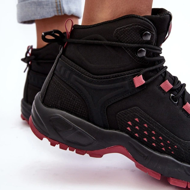 Жіночі черевики низькі для трекінгу Big Star MM274562 38 Чорні (5900714684211) - зображення 8