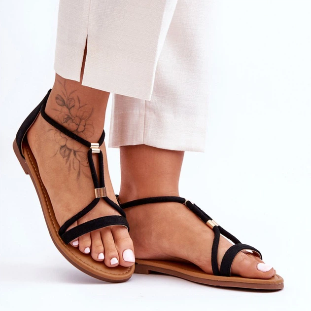 Жіночі сандалі Jullie 37 Чорні (5905677638127) - зображення 6