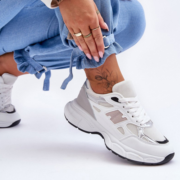 Buty sportowe damskie damskie Venice 40 Białe (5905677437751) - obraz 4