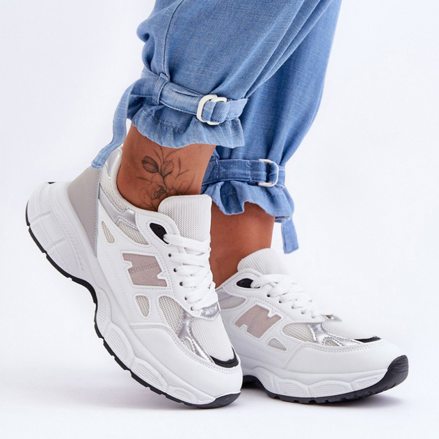 Buty sportowe damskie damskie Venice 40 Białe (5905677437751) - obraz 6