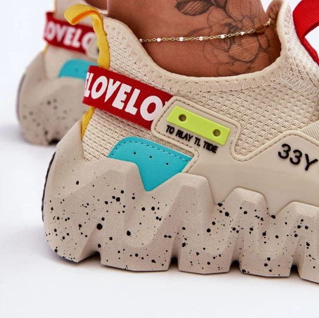 Sneakersy damskie Evolution 37 Beżowe (5905677436587) - obraz 8