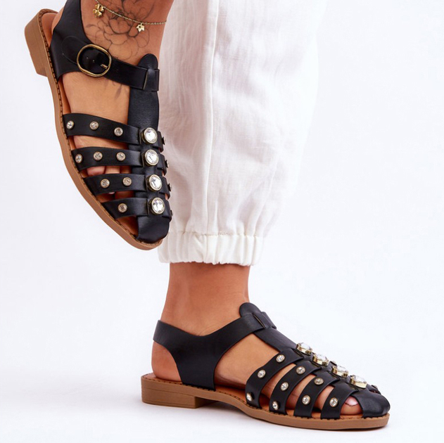 Жіночі сандалі Ascot 39 Чорні (5905677421811) - зображення 2