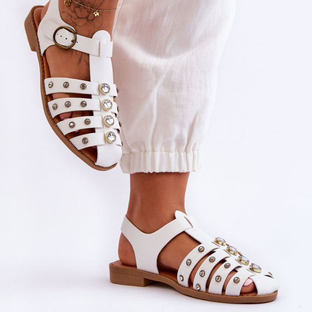 Жіночі сандалі Ascot 40 Білі (5905677421705) - зображення 1