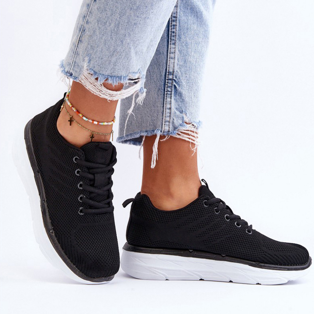 Buty sportowe damskie Lavarone 41 Czarne (5905677139877) - obraz 6