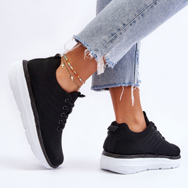 Buty sportowe damskie Lavarone 39 Czarne (5905677139853) - obraz 4