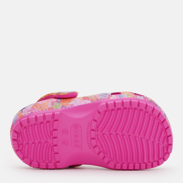 Chodaki dziecięce dla dziewczynki Crocs 208451-90H-C7 23-24 Różowe (196265268801) - obraz 6