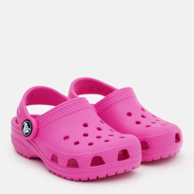 Дитячі крокси для дівчинки Crocs Classic Clog T 206990-6UB-C10 27-28 Рожеві (196265216048) - зображення 2