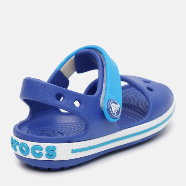 Дитячі сандалії для хлопчика Crocs Crocband Sandal Kids 12856-4BX-J3 34-35 21.7 см Сині (191448115613) - зображення 4