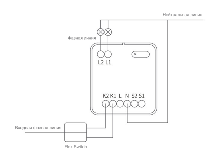 Розумне двоканальне бездротове реле без нейтралі Xiaomi Yeelight Smart Dual Control Module (YLAI002) [57676] - зображення 3