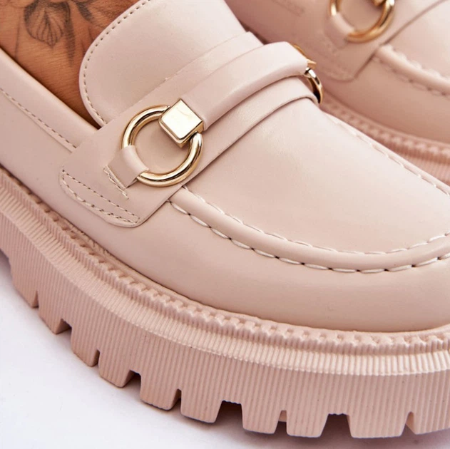 Damskie loafersy Calypso 39 Beżowe (5905677118216) - obraz 7