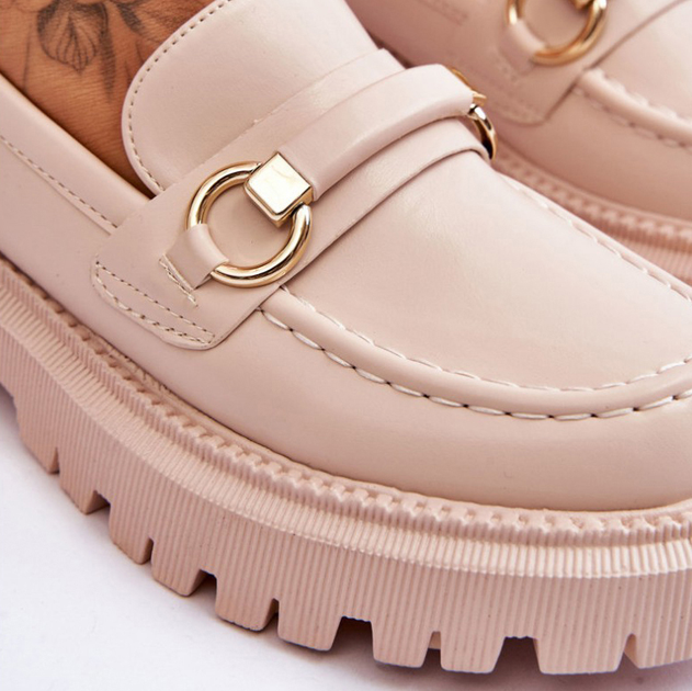 Damskie loafersy Calypso 39 Beżowe (5905677118216) - obraz 7