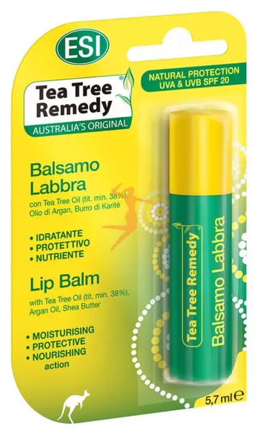 Balsam do ust Esi Trepatdiet Stick Labios Arbol Del Te SPF 20 5.7 ml (8008843010974) - obraz 1