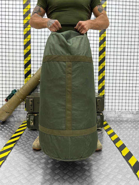 Тактична сумка Баул Tactical Bag Backpack 120 л Olive - зображення 1