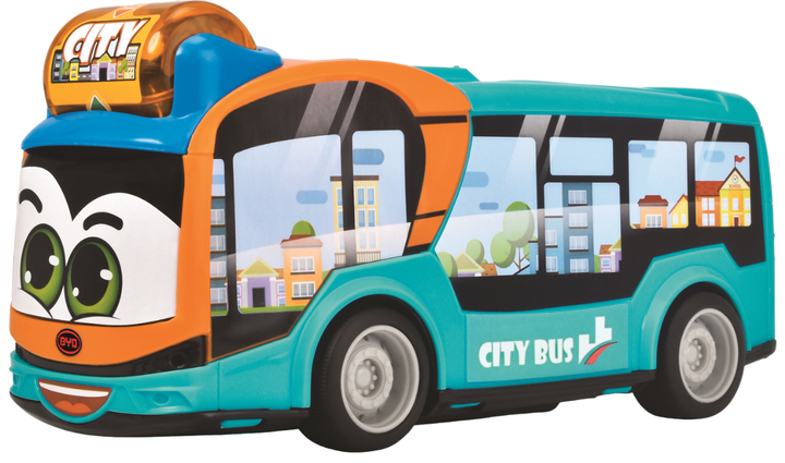 Autobus Dickie Toys ABC BYD City Bus 22 cm (4006333074912) - obraz 1