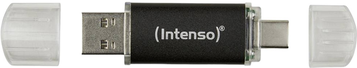 Pendrive Intenso Twist Line 64GB USB Type-A + USB Type-C Black (4034303031269) - obraz 2