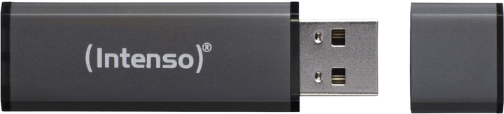 Pendrive Intenso Alu Line 128GB USB 2.0 Black (4034303030002) - obraz 2
