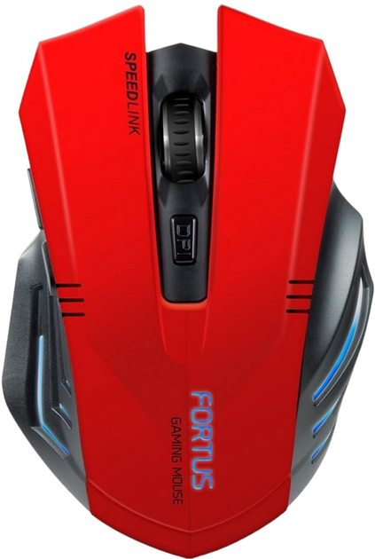Миша Speedlink Fortus Wireless Black/Red (SL-680100-BK-01) - зображення 1