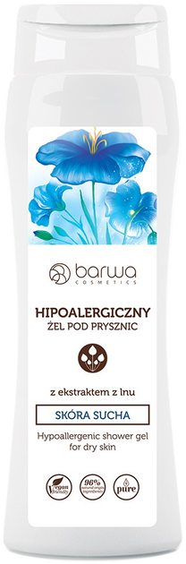 Żel pod prysznic Barwa do skóry suchej z ekstraktem z lnu Hipoalergiczny 400 ml (5902305002466) - obraz 1